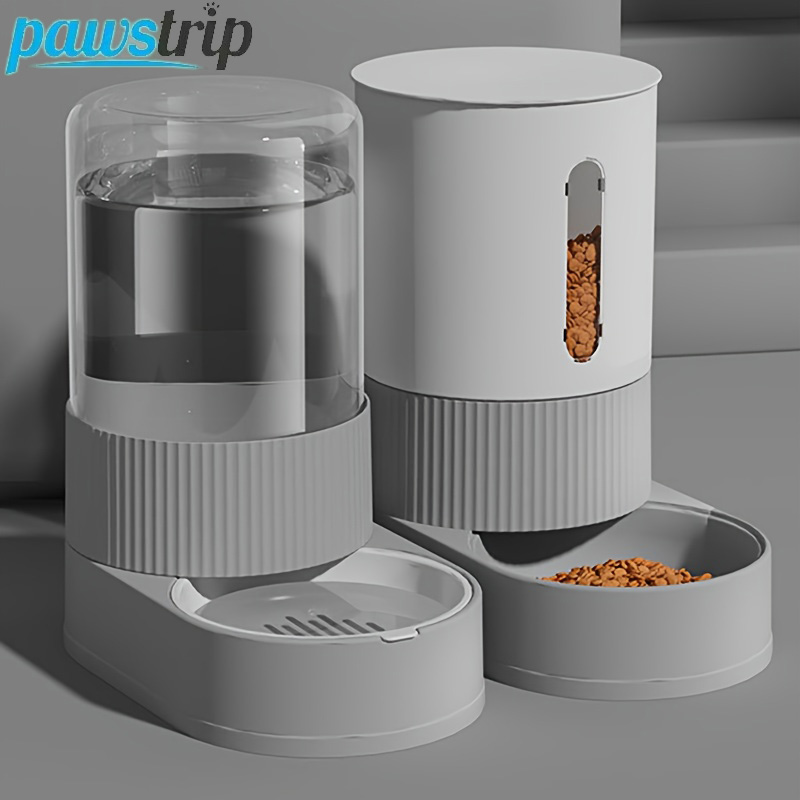 Food Storage Large Plastic Containers - Large Capacity Cat Feeder Automatic Cat