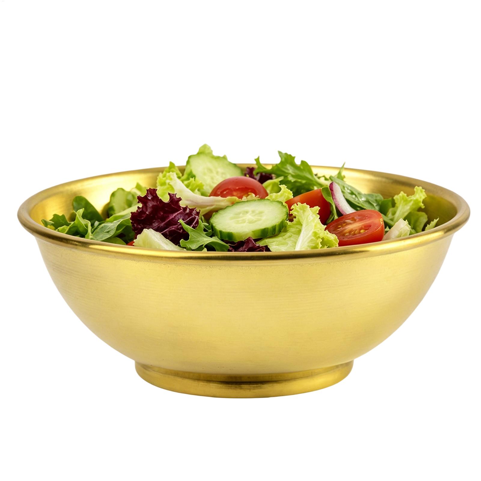 Food Storage Eco Friendly - Copper Bowl Large Mixing Salad Storage