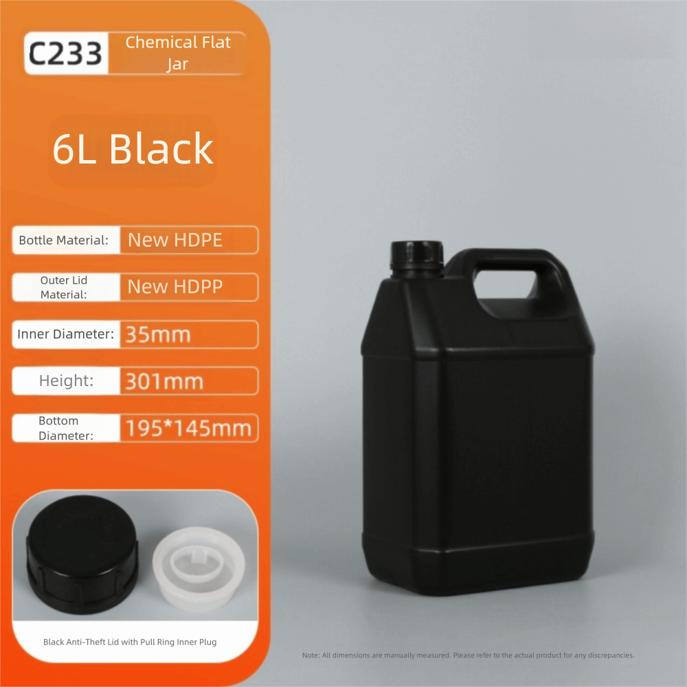 Food Storage Large Plastic Containers - 1/2/3/4/5/6/10L Plastic Airtight Bottle with Lid