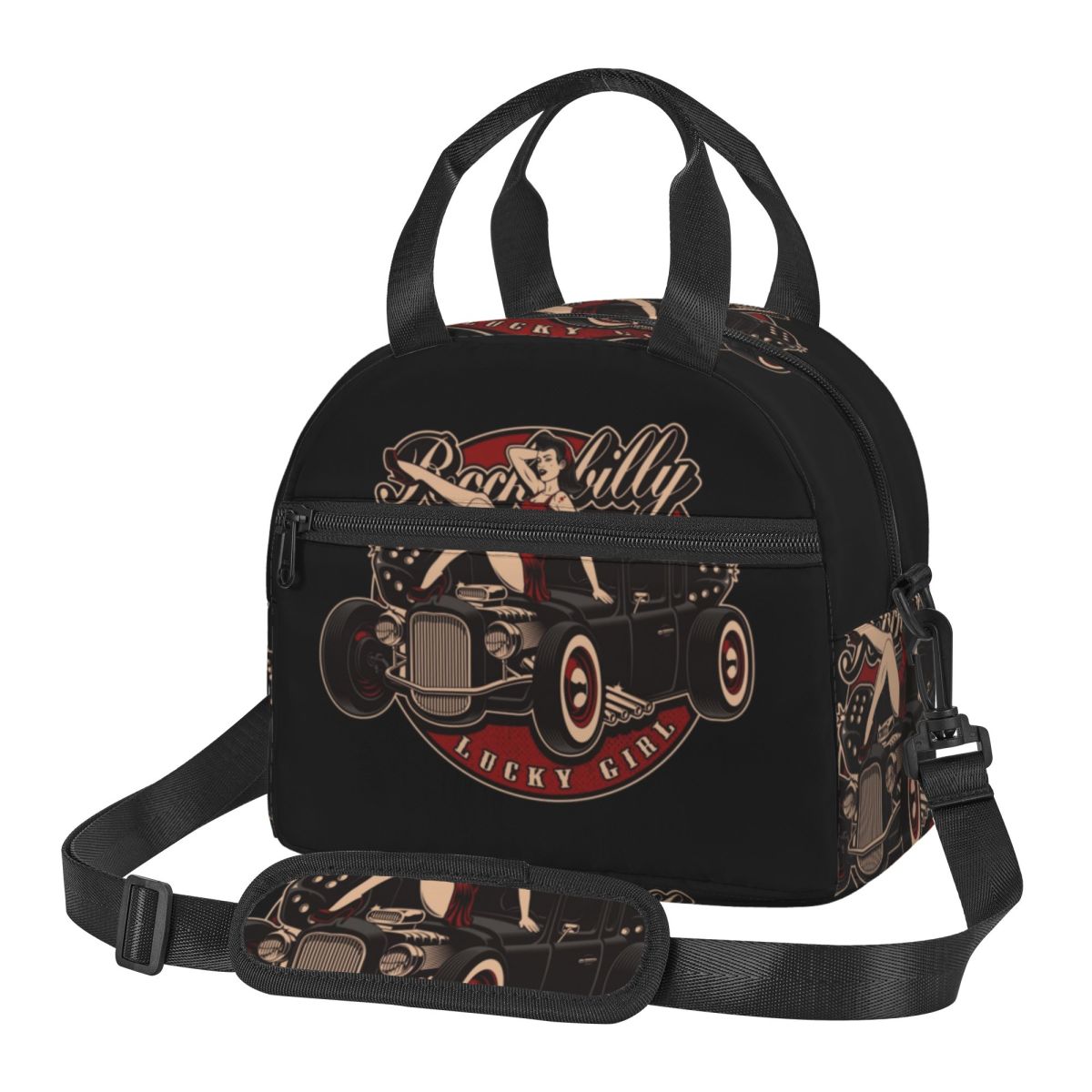 Food Storage Hot Box - Rockabilly Hot Rod Pin Up Insulated