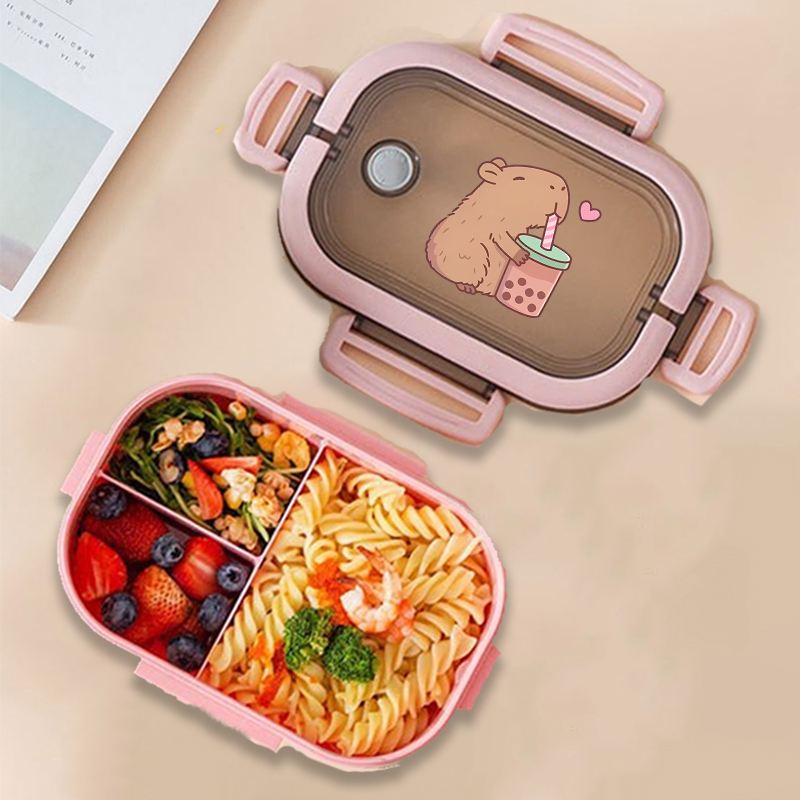 Food Storage For Room - Capybara Bento Lunch Box Anime Animals