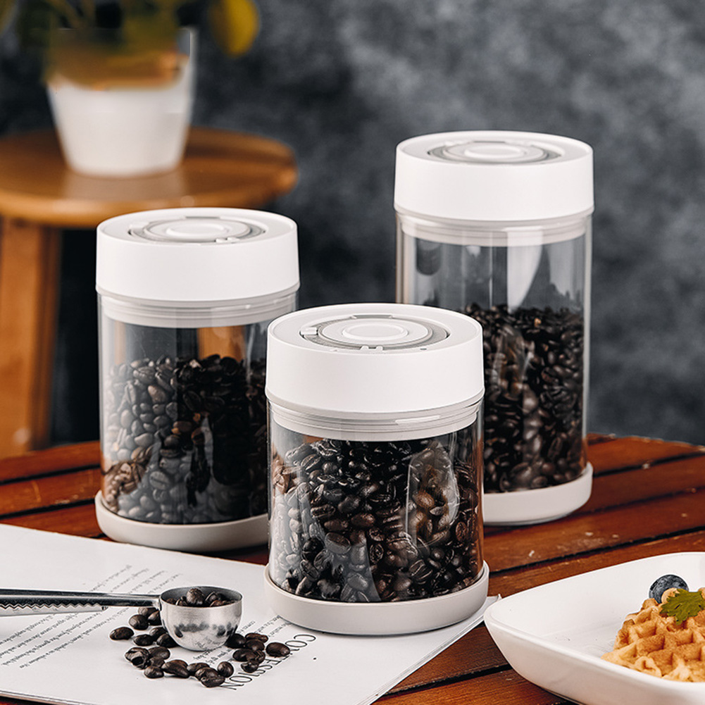 Food Storage For Room - Kitchen Moisture-proof Glass Coffee Bean Jar
