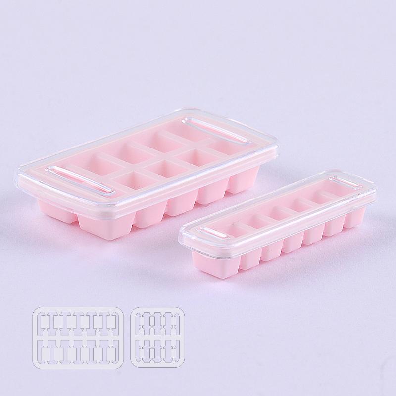 Food Storage Box Plastic - 2Pcs Girl Toy New Miniature Dollhouse