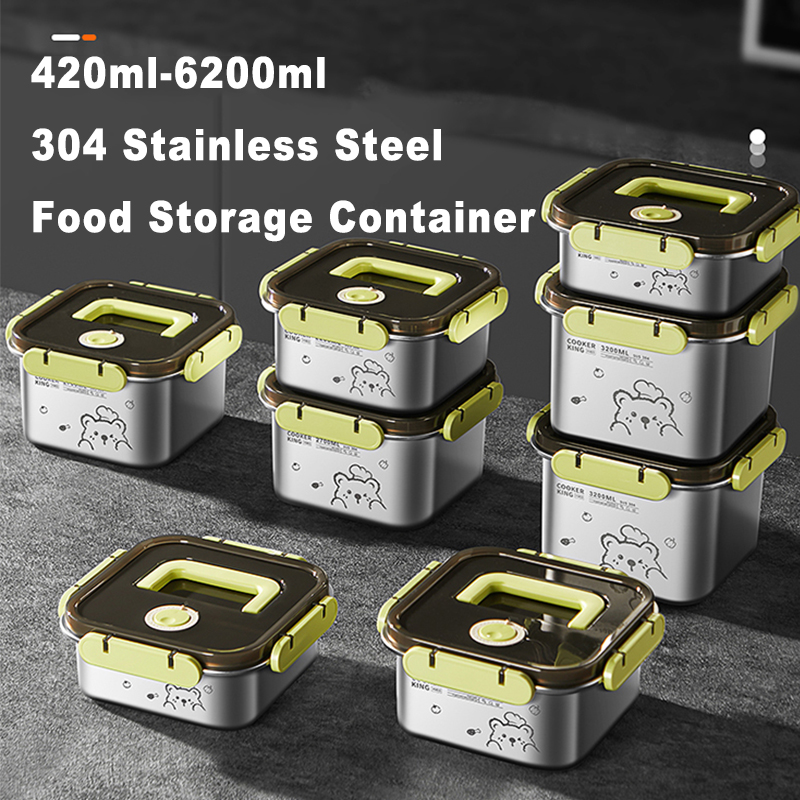 Food Storage Eco Friendly - COOKER KING 420ml-6200ml Large Capacity Stainless