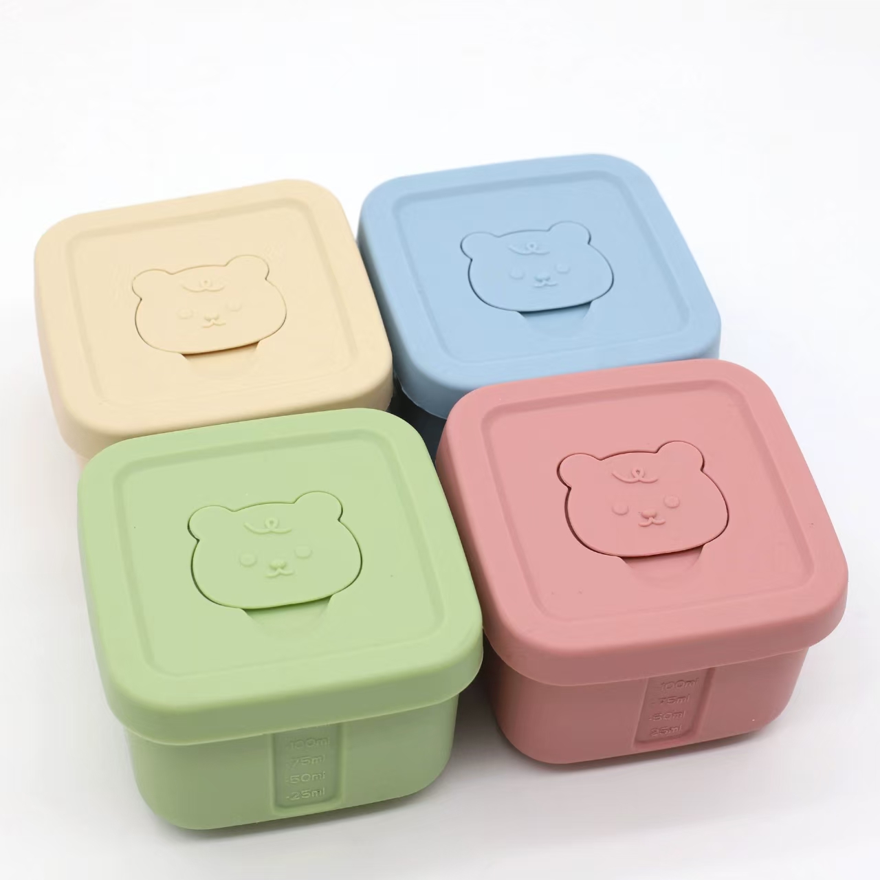 Food Storage Eco Friendly - Silicone Food Supplement Box Frozen Fresh-keeping