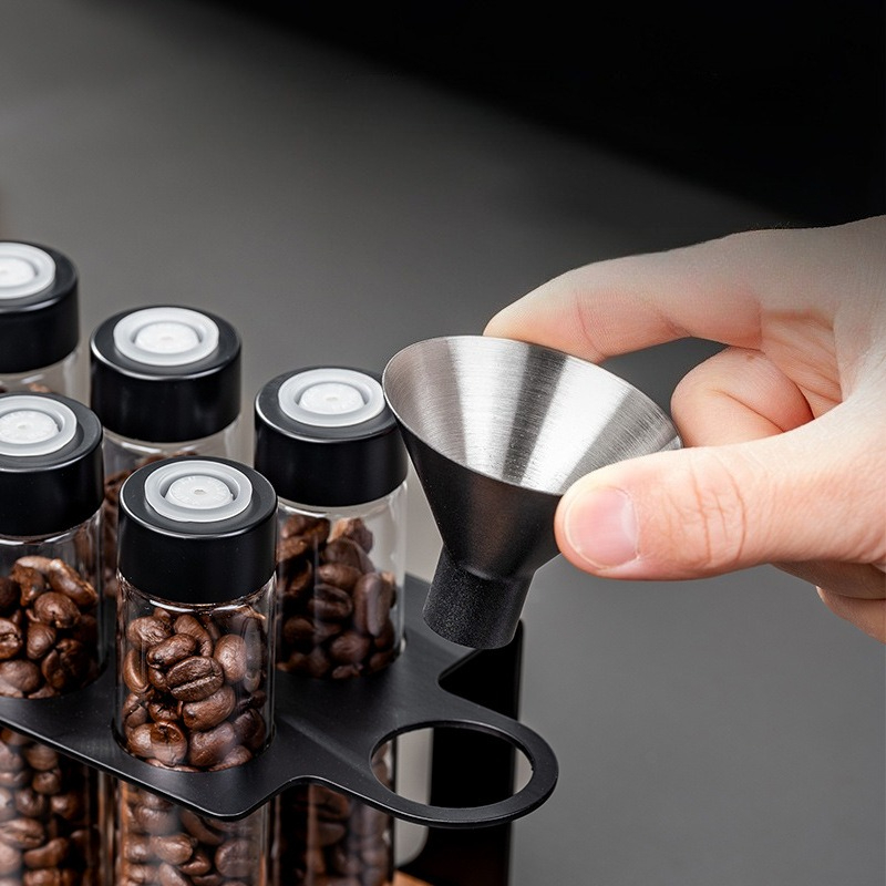 JUSTINLAU Glass Coffee Bean St - đánh giá và giá Food Storage For Room