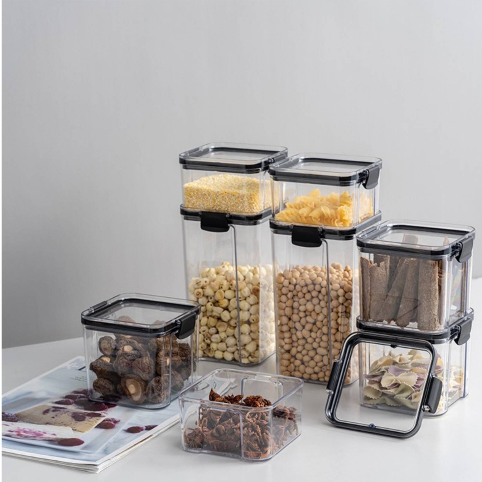 Airtight Food Storage Containe - đánh giá và giá Food Storage Jars Airtight