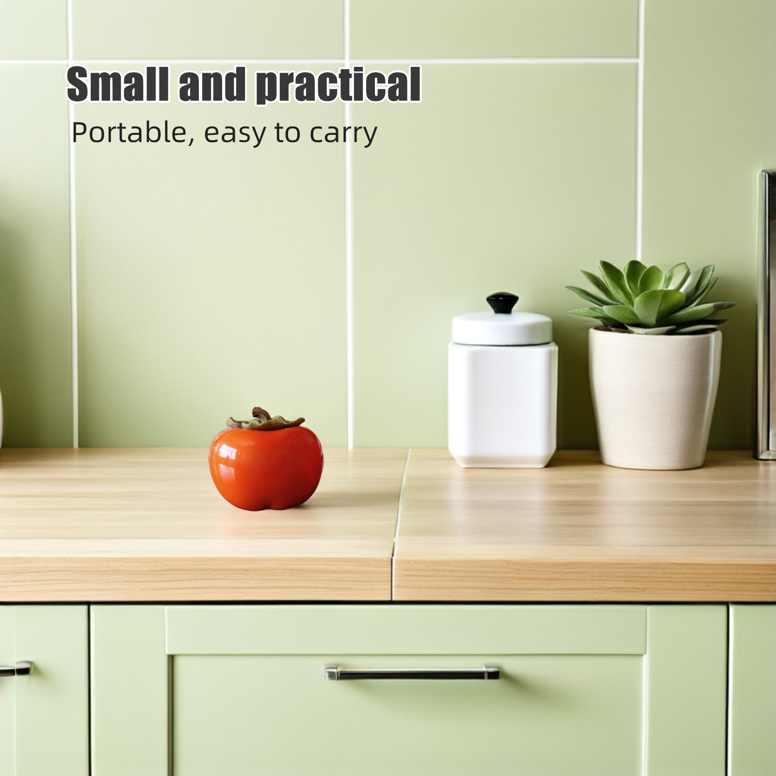 2Pcs Orange Persimmon Style Ce - đánh giá và giá Food Storage Jars Airtight