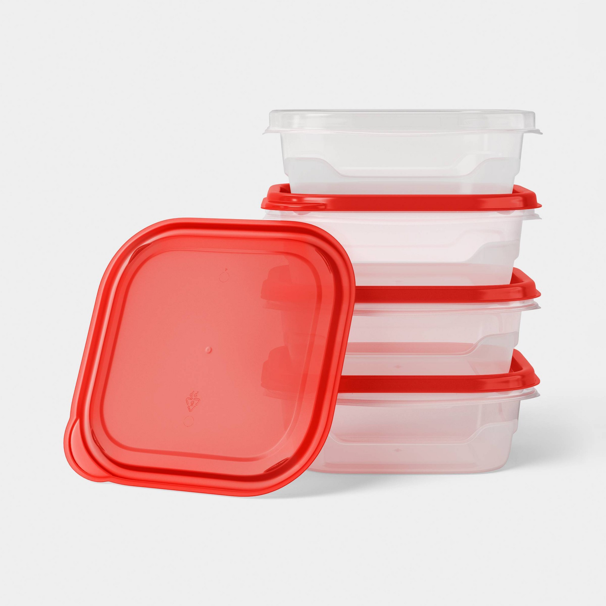 4ct Small Square Food Storage  - đánh giá và giá Food Storage Pantry