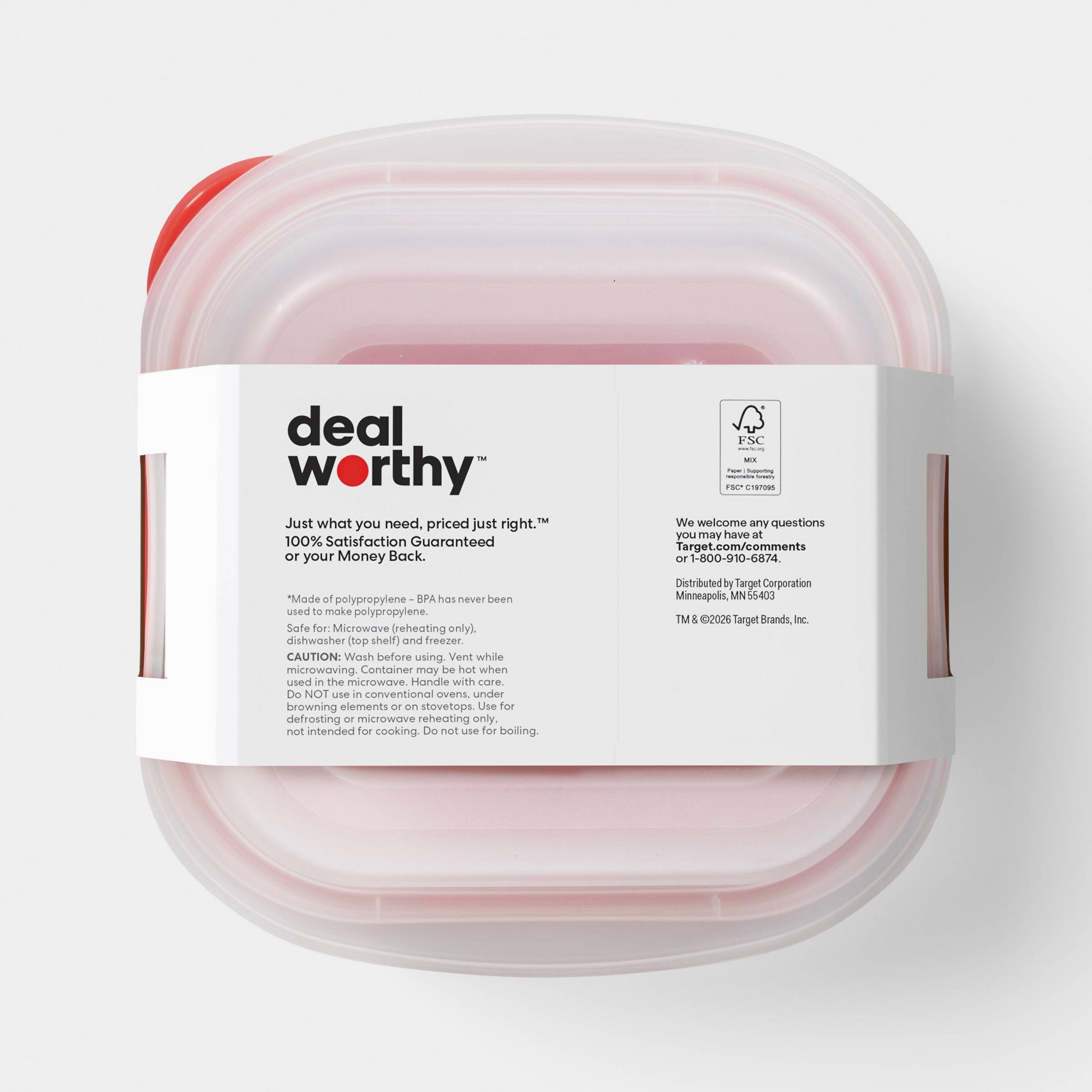 4ct Small Square Food Storage  - đánh giá và giá Food Storage Pantry