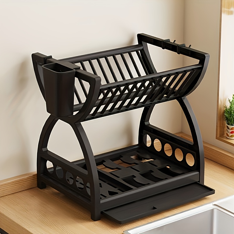 Space Saving Dish Drying Rack  - đánh giá và giá Food Storage Organiser