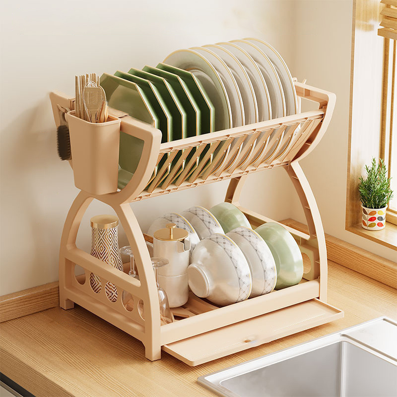 Space Saving Dish Drying Rack  - đánh giá và giá Food Storage Organiser