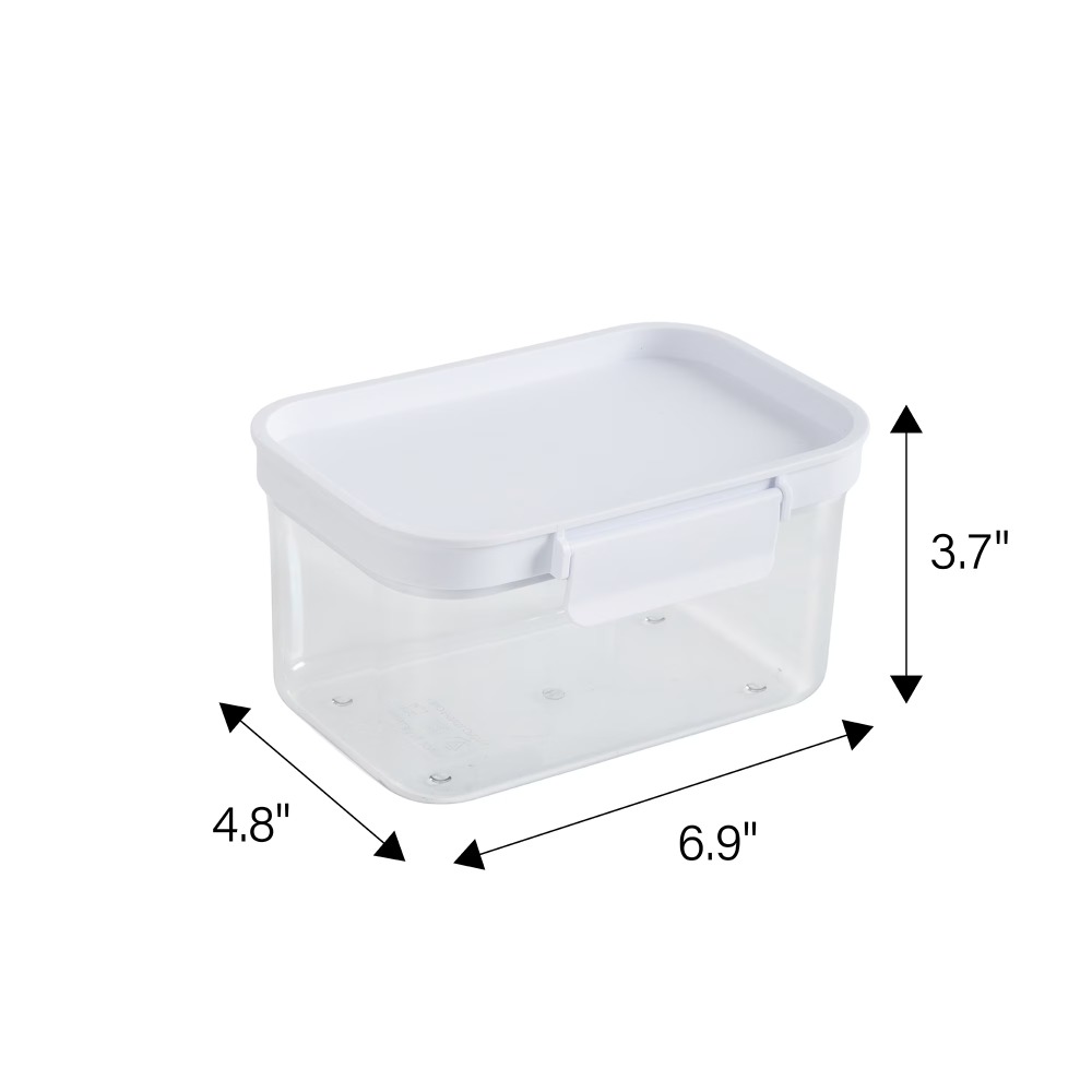 Small Rectangular Plastic Pant - đánh giá và giá Food Storage Pantry
