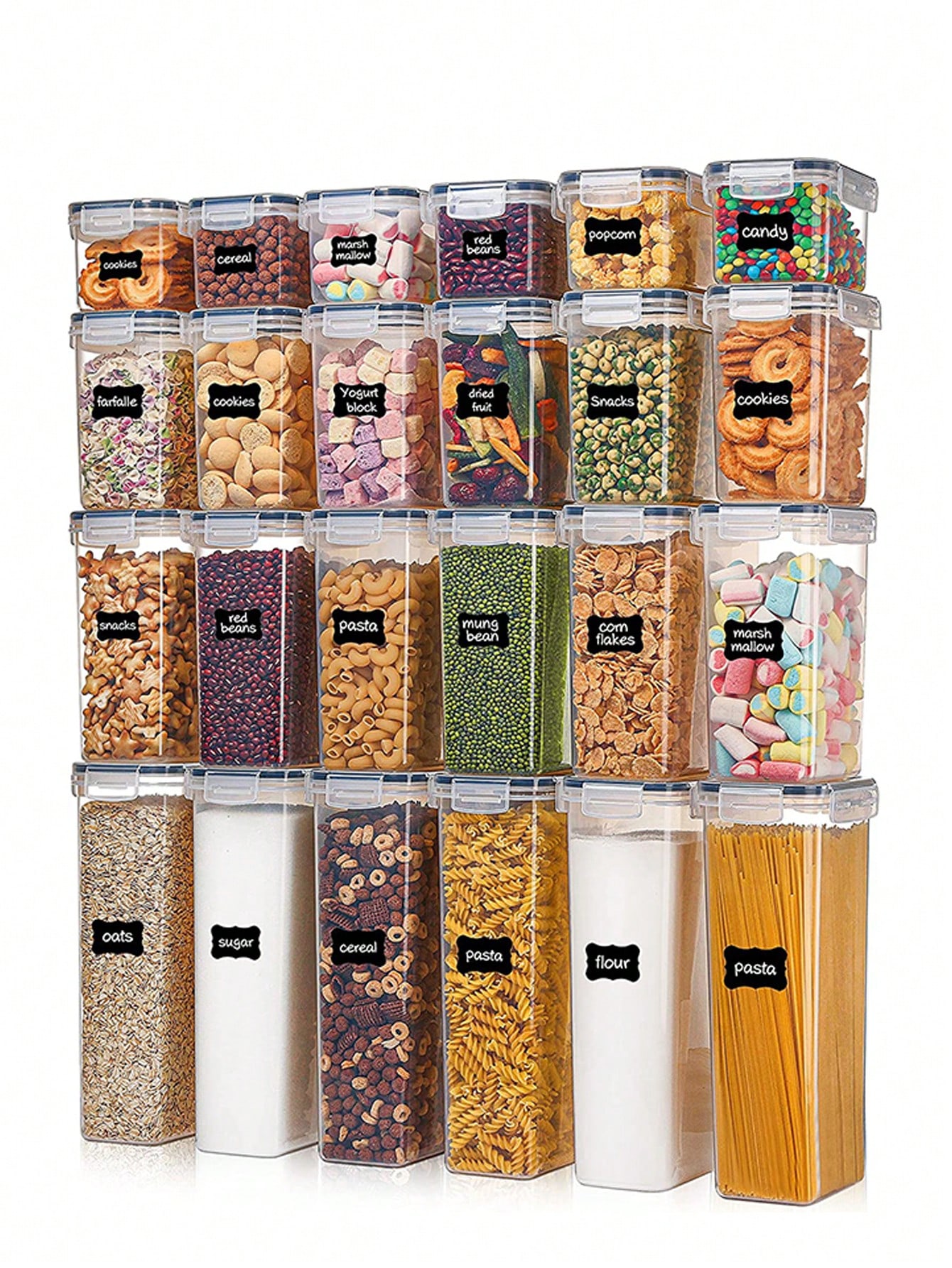 48pcs Airtight Food Storage Co - đánh giá và giá Food Storage Pantry