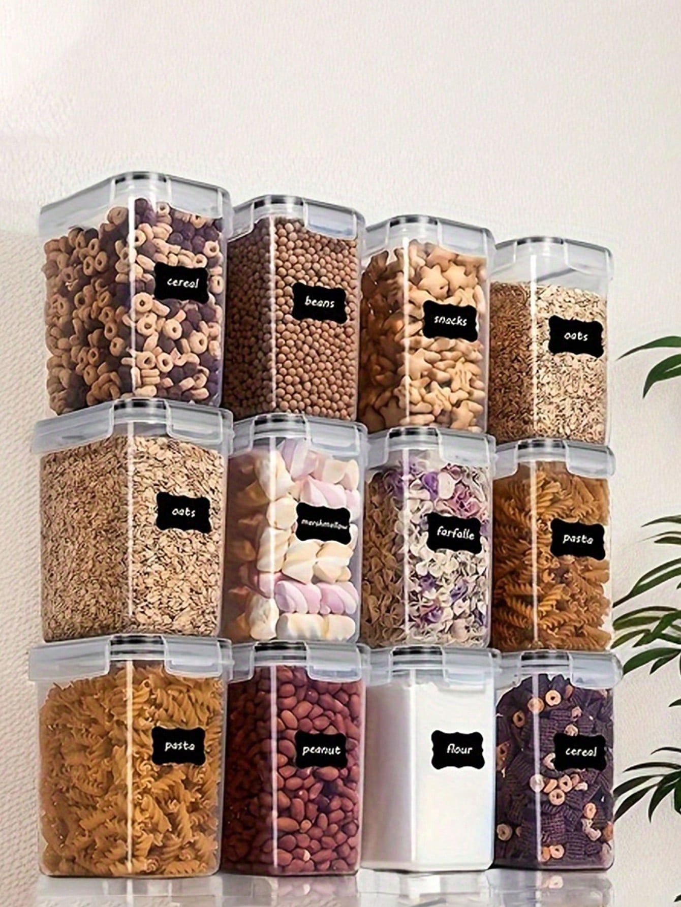 48pcs Airtight Food Storage Co - đánh giá và giá Food Storage Pantry