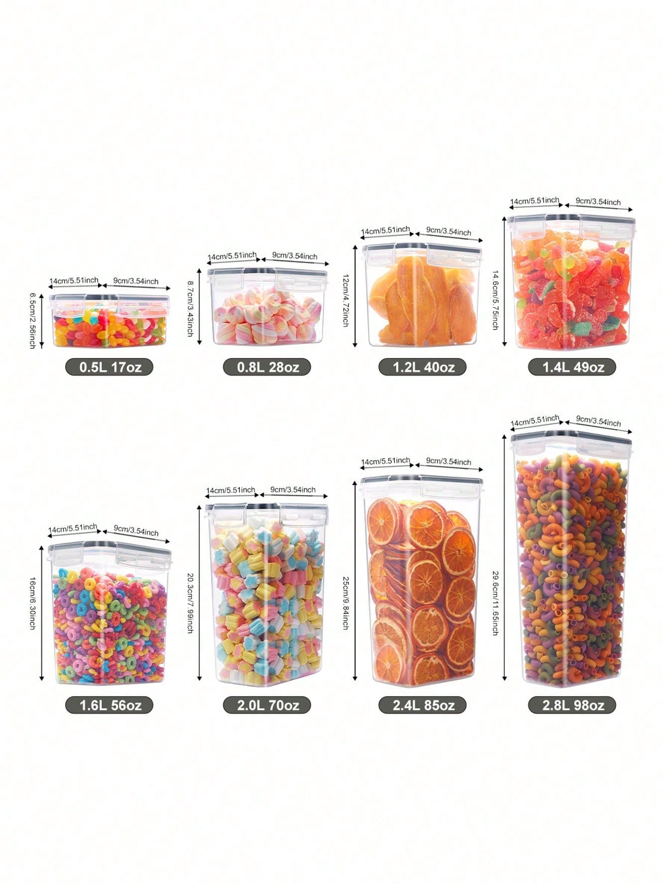 48pcs Airtight Food Storage Co - đánh giá và giá Food Storage Pantry