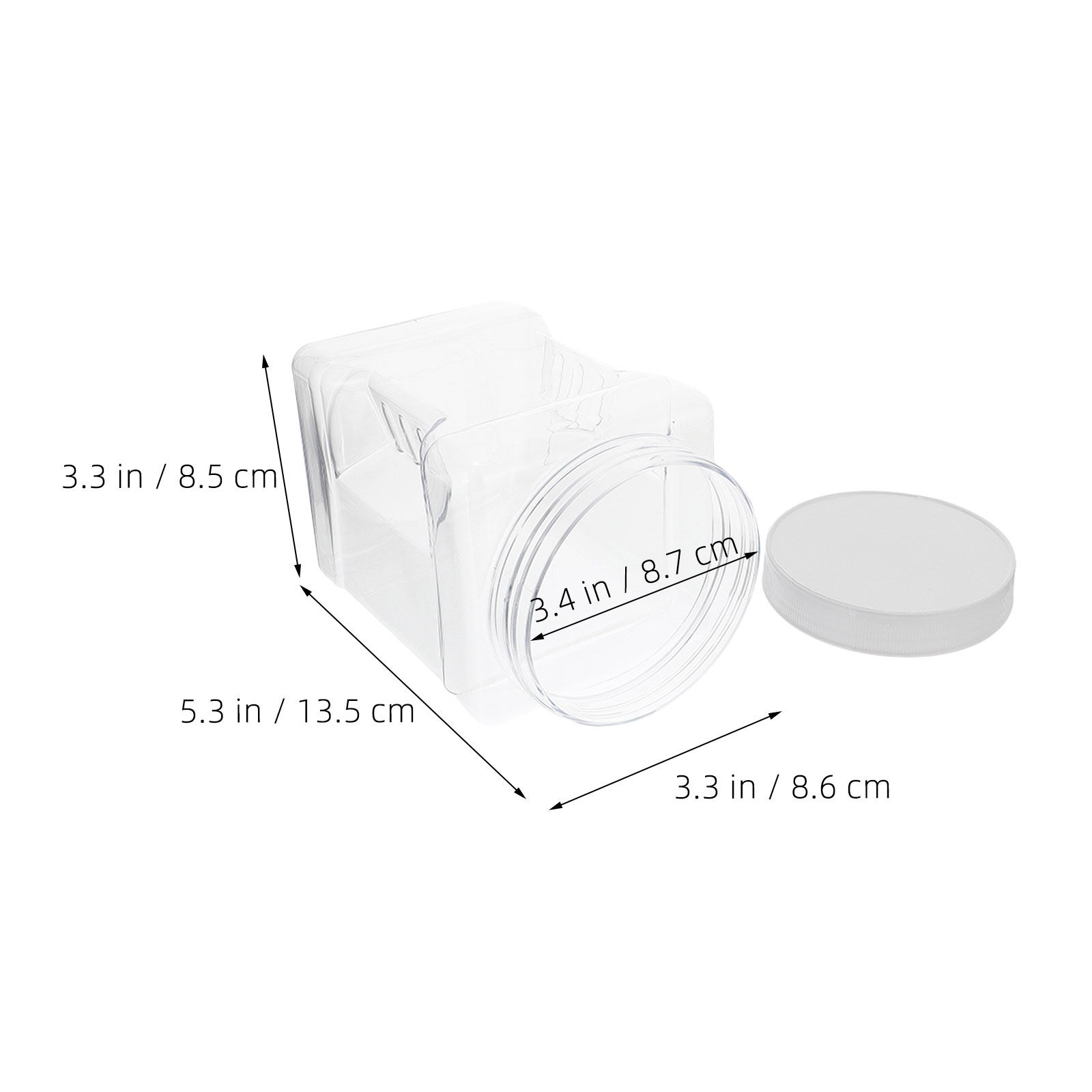 6Pcs Transparent Storage Jars  - đánh giá và giá Food Storage Pantry