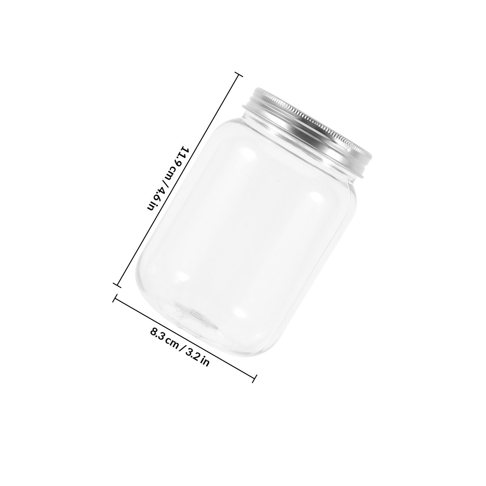 4Pcs Clear Plastic Jars with A - đánh giá và giá Food Storage Jars Airtight