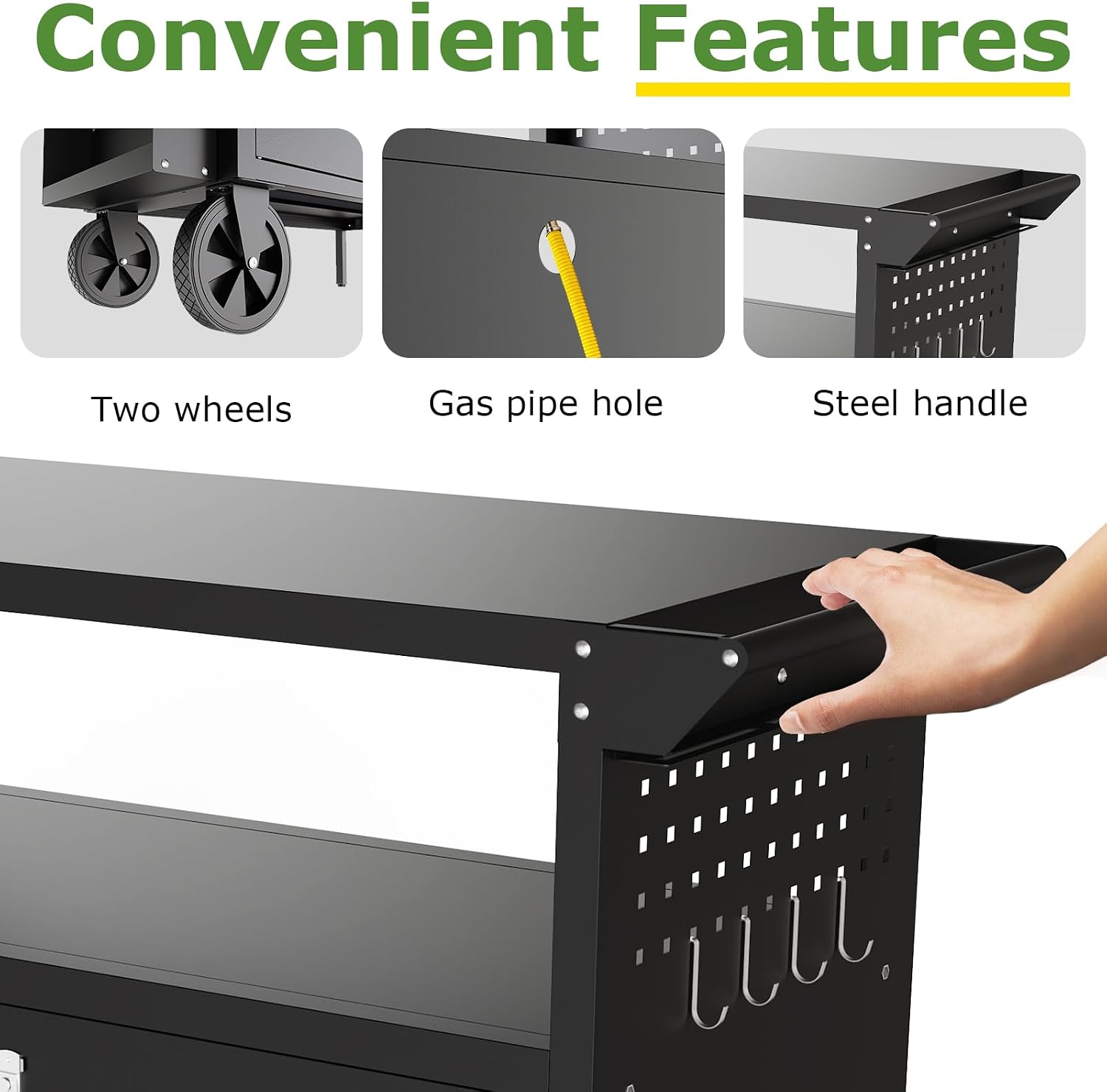 Outdoor Grill Cart Table With  - đánh giá và giá Food Storage For Room
