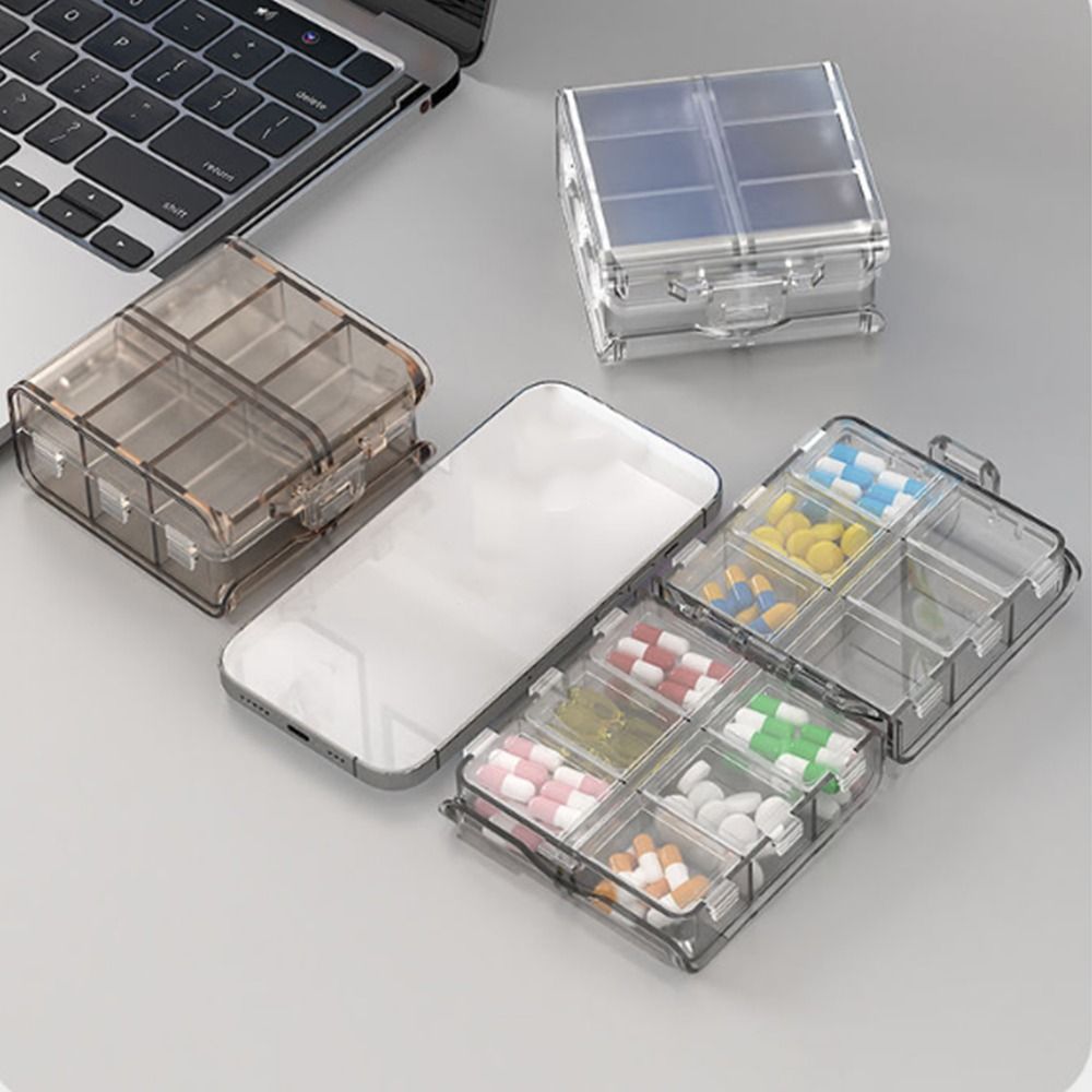 12 Grids Pill Dispenser Box Do - đánh giá và giá Food Storage Large Plastic Containers
