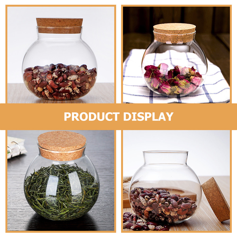 High Quality Glass Canister wi - đánh giá và giá Food Storage Jars With Wooden Lids