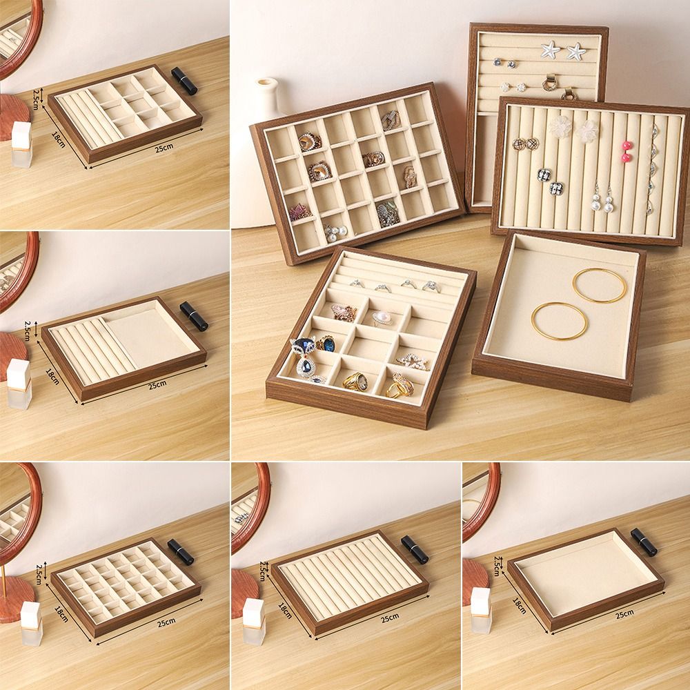 Walnut Wood Wooden Jewelry Dis - đánh giá và giá Food Storage Vault