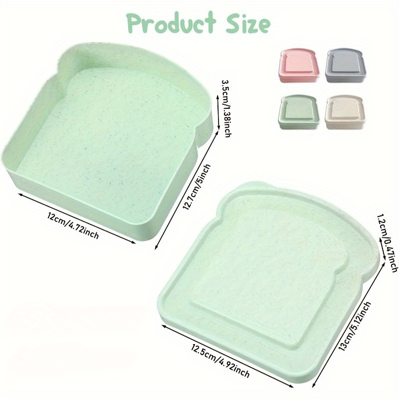 1pc Bento Boxes, Sandwich Cont - đánh giá và giá Food Storage Box Plastic