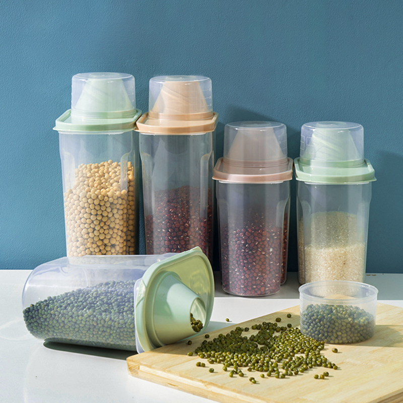 Bếp Lớn Hạt Bình Trữ Thực Phẩm - đánh giá và giá Food Storage Large Plastic Containers