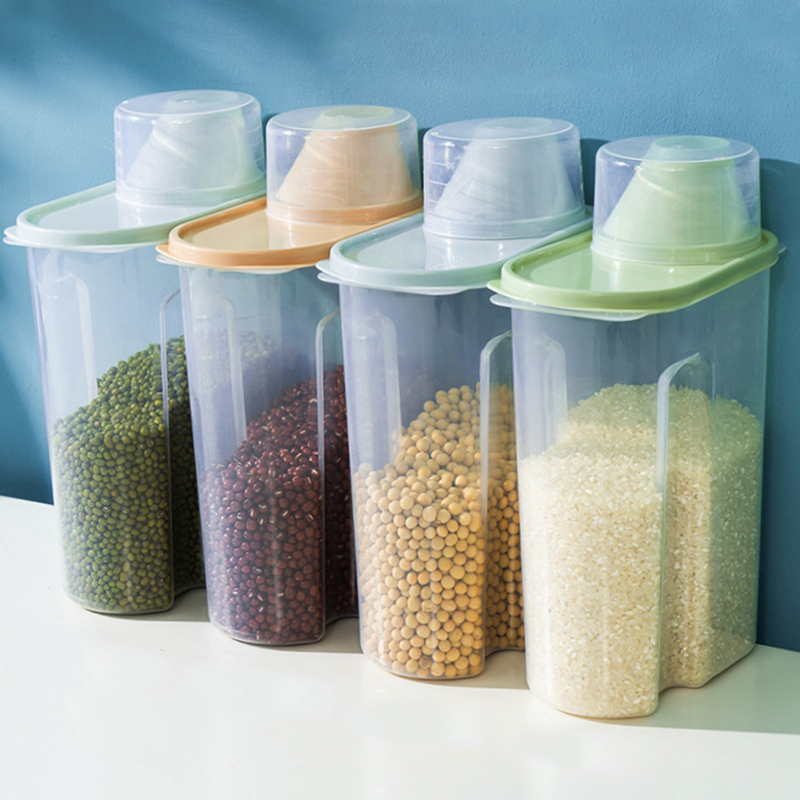 Bếp Lớn Hạt Bình Trữ Thực Phẩm - đánh giá và giá Food Storage Large Plastic Containers