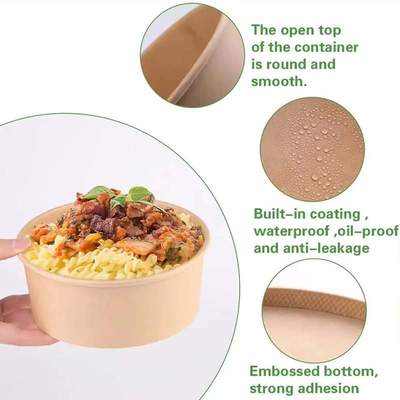 15pcs Kraft Paper Bowls, Fruit - đánh giá và giá Food Storage Hot Box