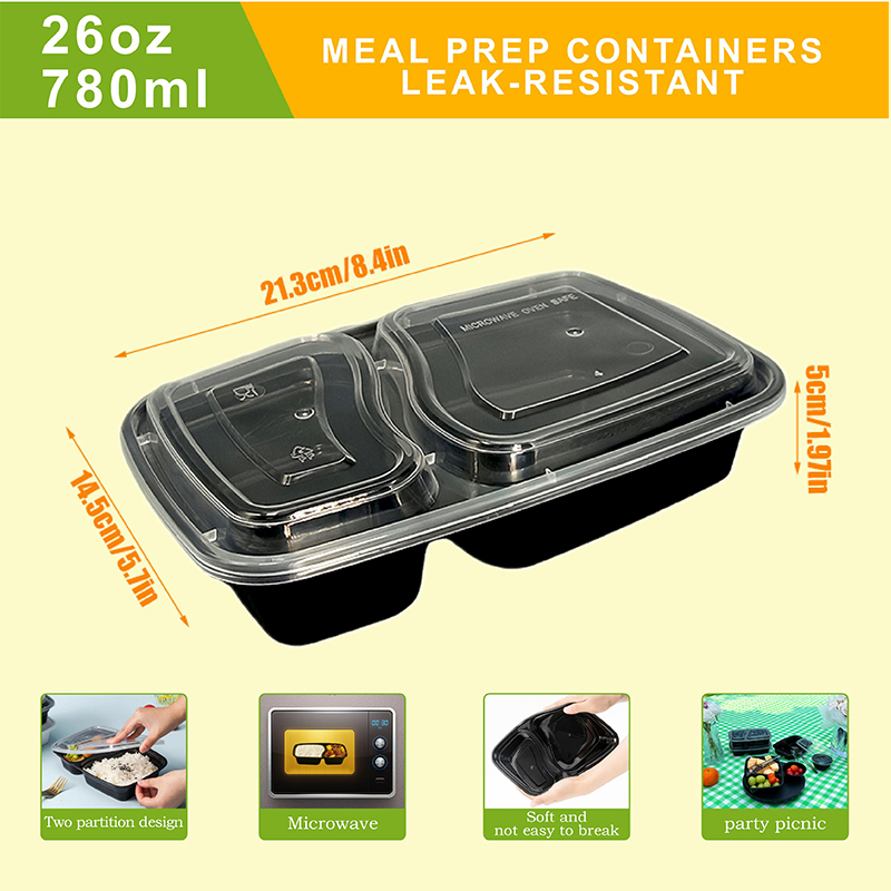 10/40 Pack 26 oz Two-Compartme - đánh giá và giá Food Storage Vault