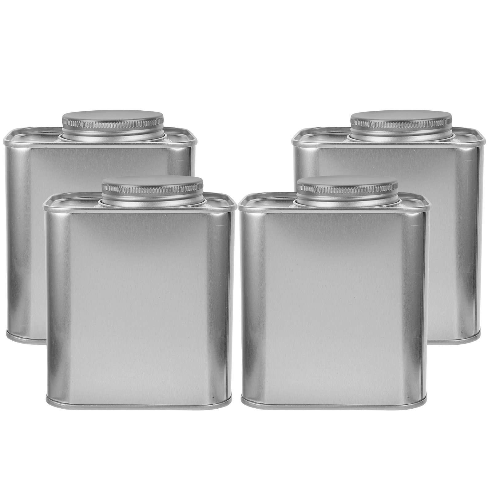 4Pcs Tinplate Tea Coffee Sugar - đánh giá và giá Food Storage Large Plastic Containers