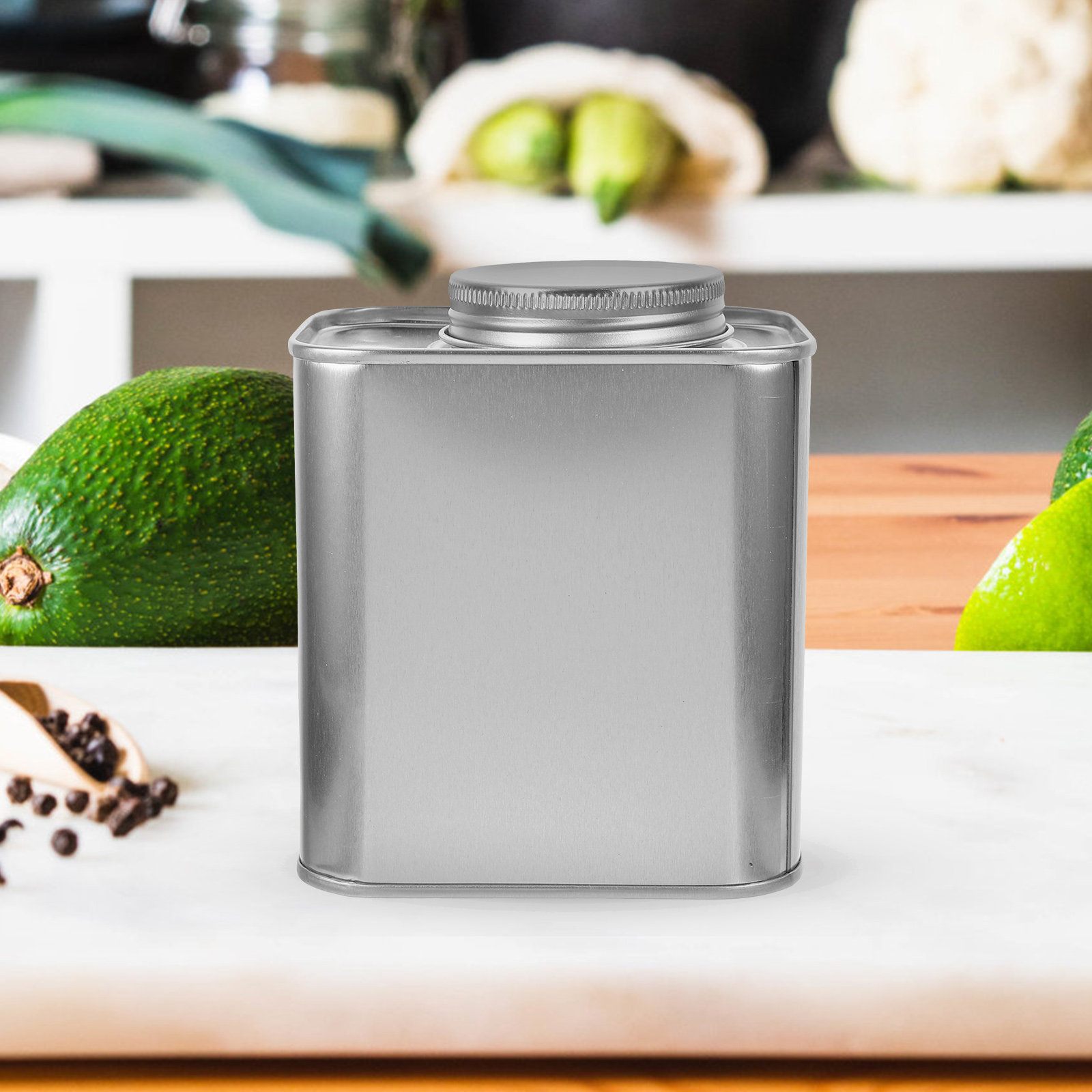 4Pcs Tinplate Tea Coffee Sugar - đánh giá và giá Food Storage Large Plastic Containers