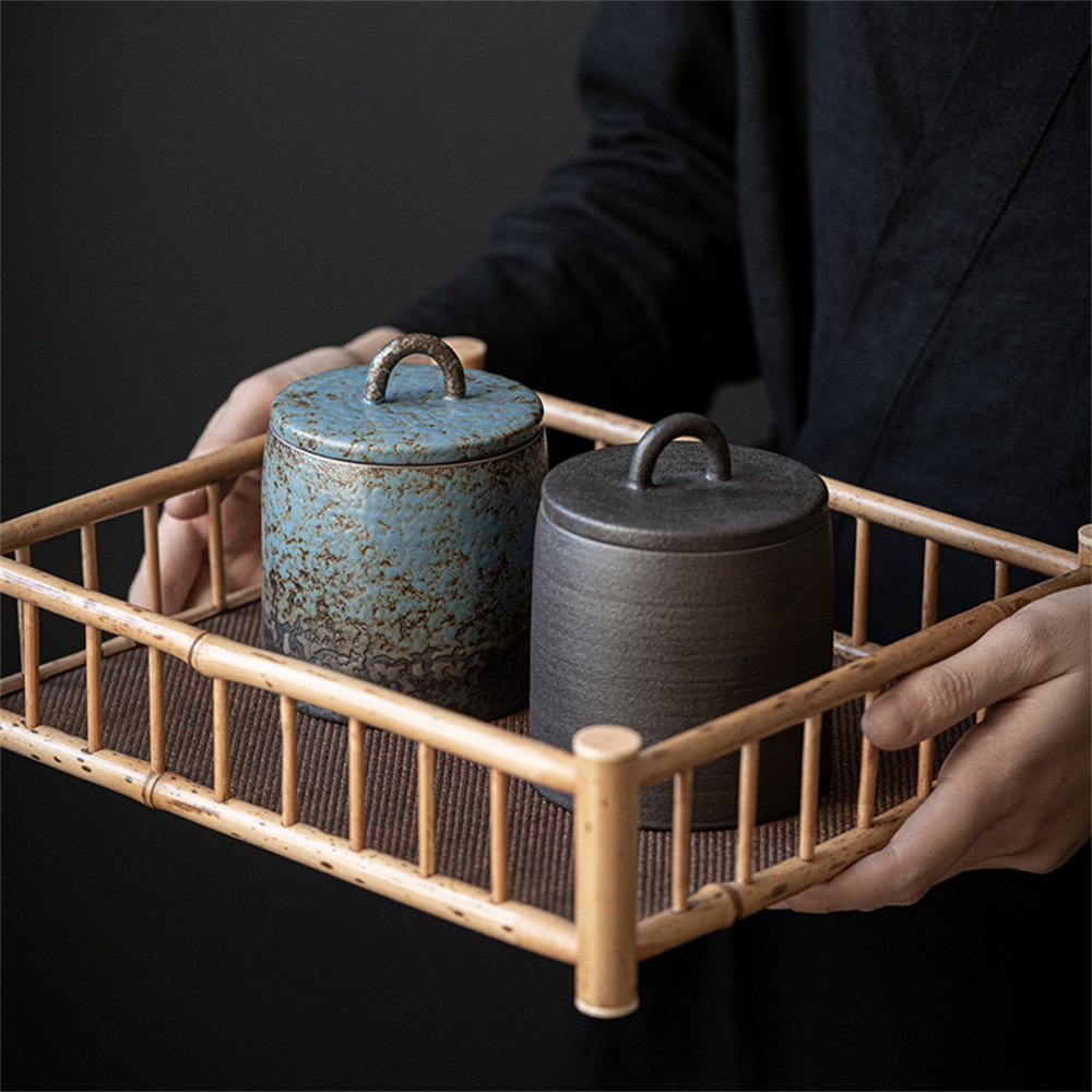 Ceramic Tea Caddy Sealed Jar S - đánh giá và giá Food Storage Organiser