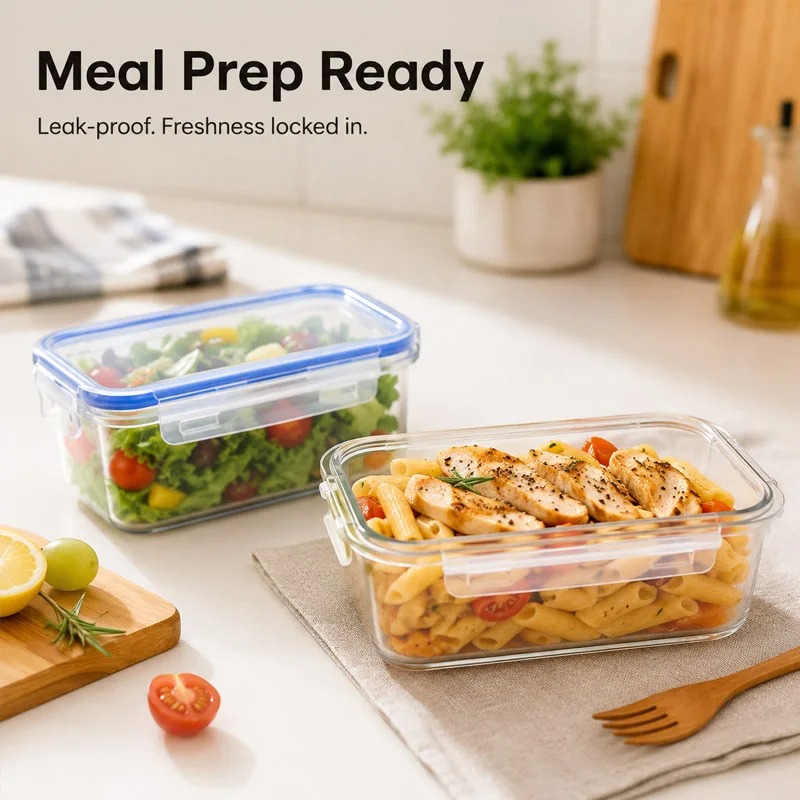 4 Sizes Refrigerator Storage B - đánh giá và giá Food Storage Box Plastic