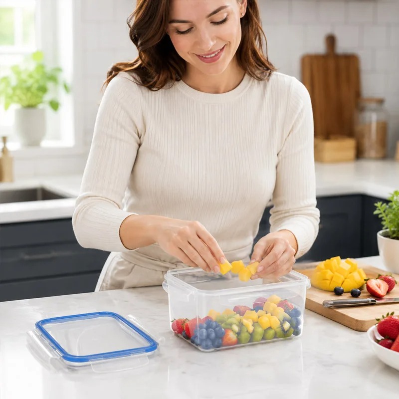 4 Sizes Refrigerator Storage B - đánh giá và giá Food Storage Box Plastic