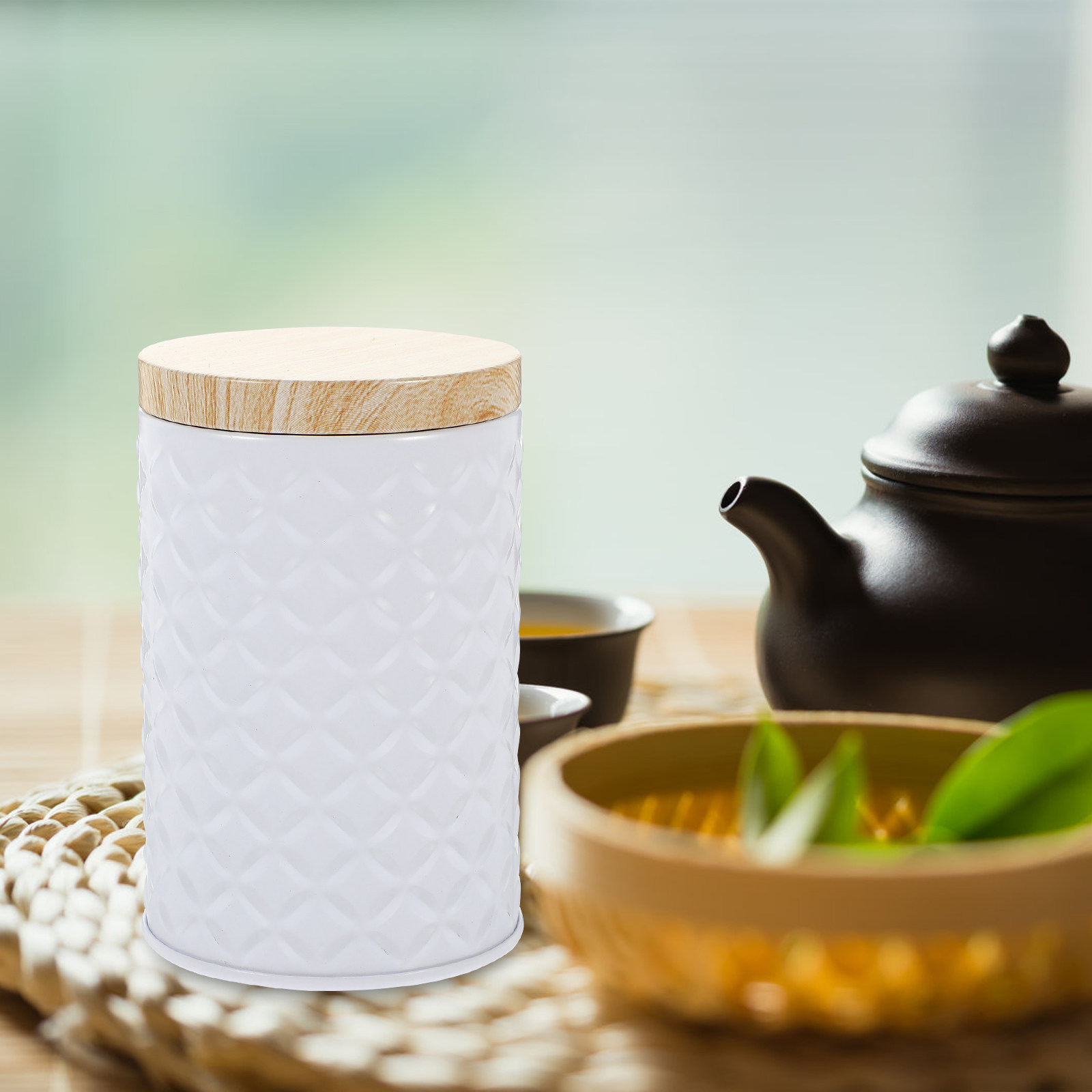 2Pcs Food Grade Tinplate Stora - đánh giá và giá Food Storage Jars Airtight