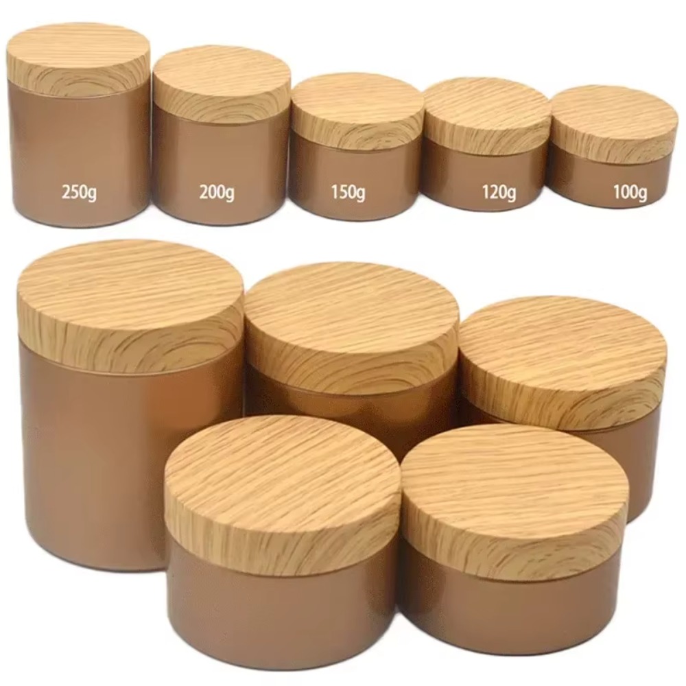 30PCS PET Empty Plastic Jar 10 - đánh giá và giá Food Storage Jars With Wooden Lids