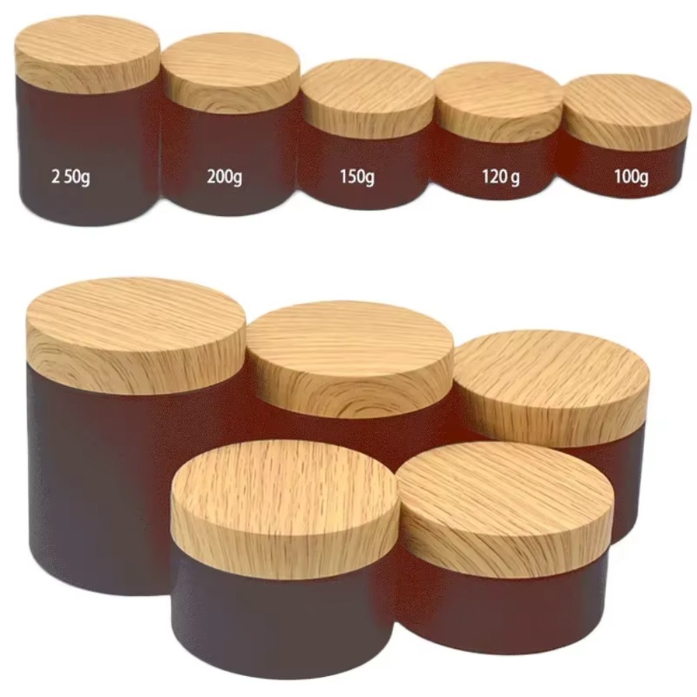 30PCS PET Empty Plastic Jar 10 - đánh giá và giá Food Storage Jars With Wooden Lids
