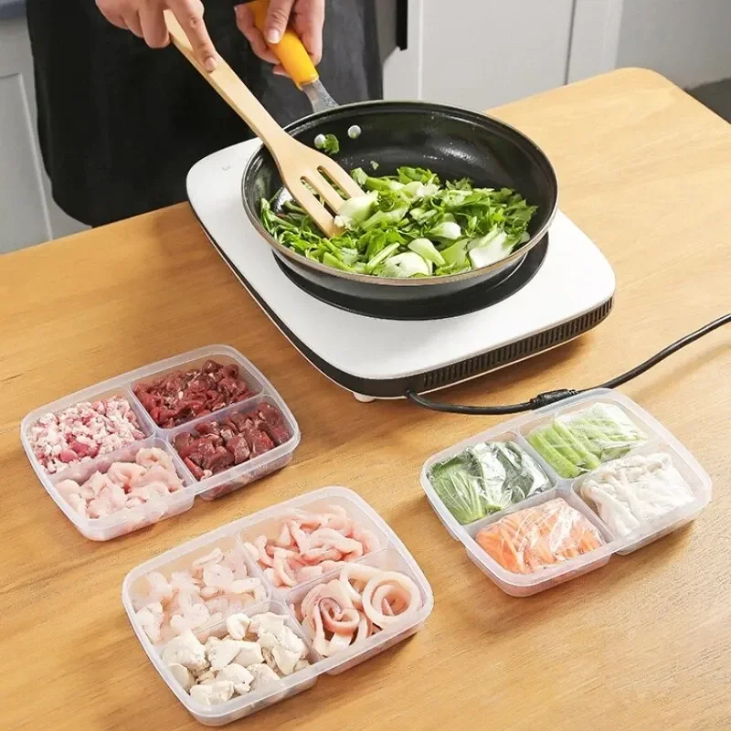 4 Grids Food Storage Box Porta - đánh giá và giá Food Storage Vault