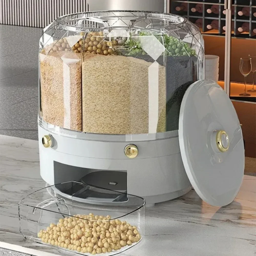 Food Grade Rotating Grain Disp - đánh giá và giá Food Storage Large Plastic Containers