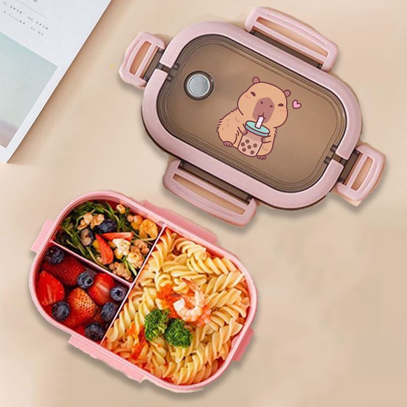Capybara Bento Lunch Box Anime - đánh giá và giá Food Storage For Room