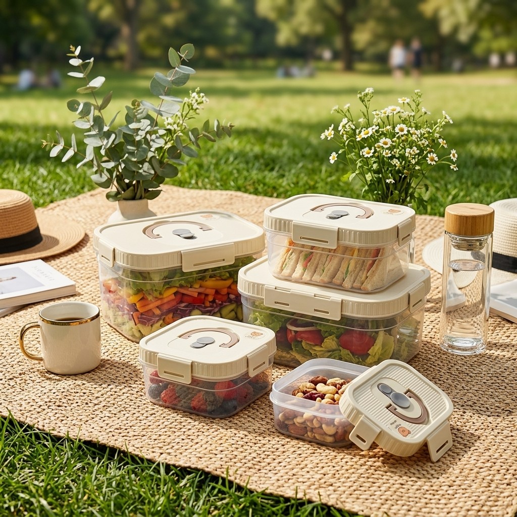 Stackable Food Storage Contain - đánh giá và giá Food Storage Eco Friendly