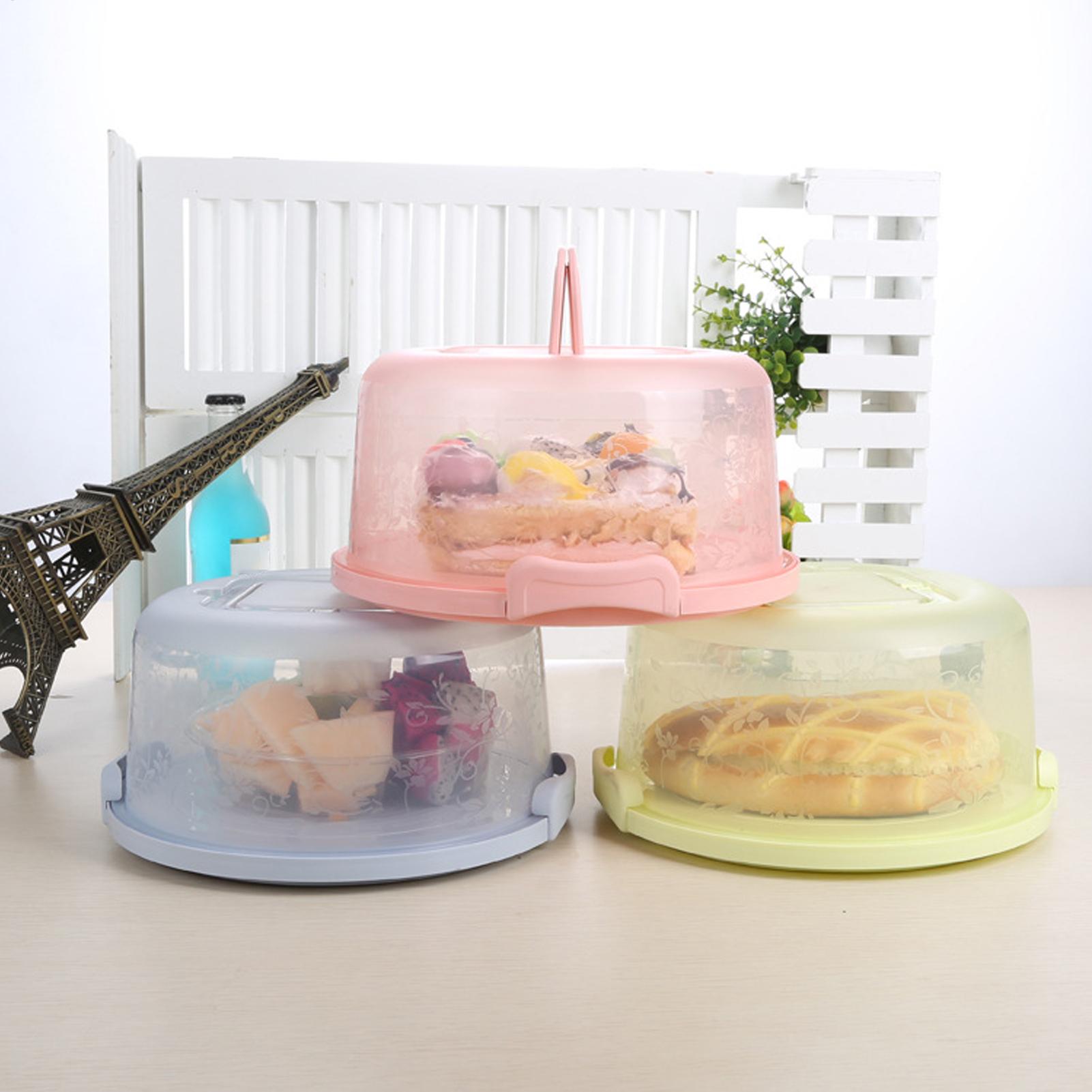 Handheld Cake Carrier Reusable - đánh giá và giá Food Storage Box Plastic