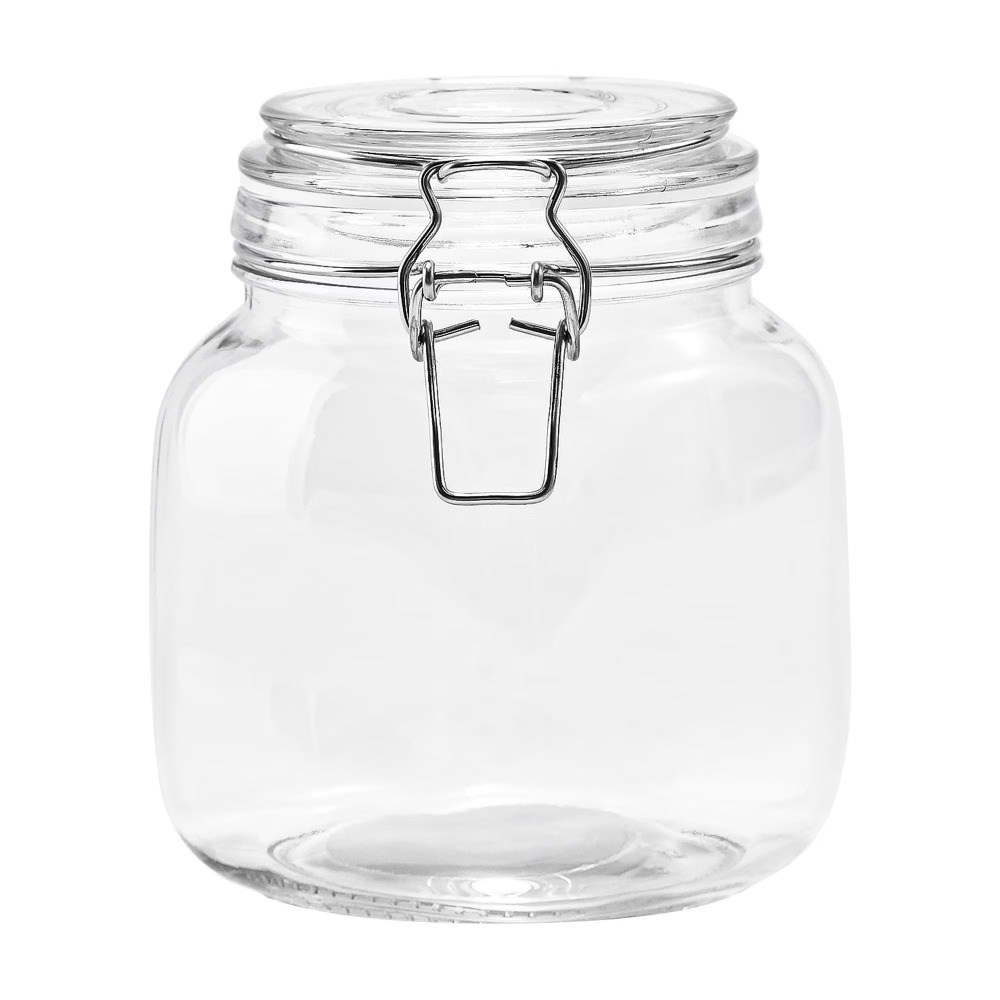 Mainstays 38 oz Glass Food Sto - đánh giá và giá Food Storage Pantry
