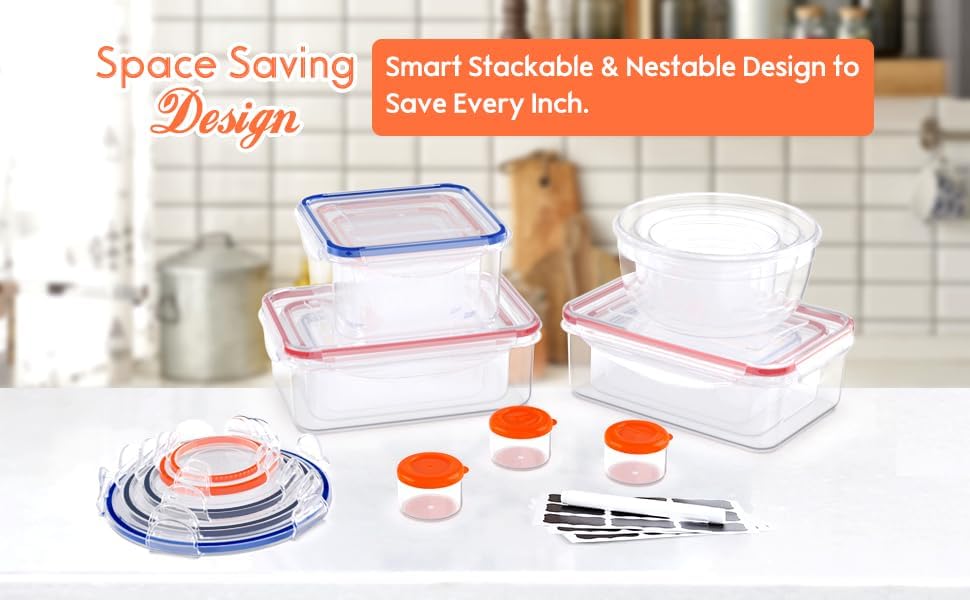 RockBerry 40 PCS Food Storage  - đánh giá và giá Food Storage Pantry