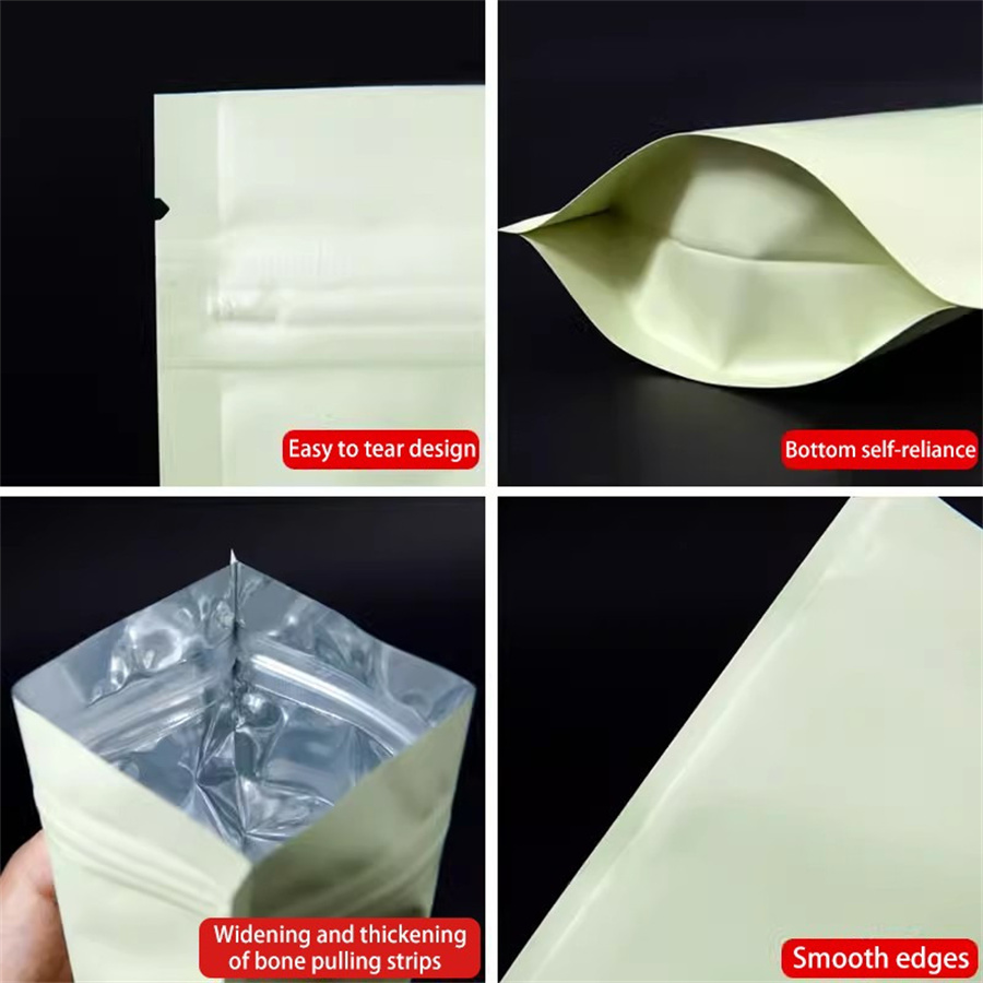 50/100PCS Matte Pale Yellow Zi - đánh giá và giá Food Storage Is