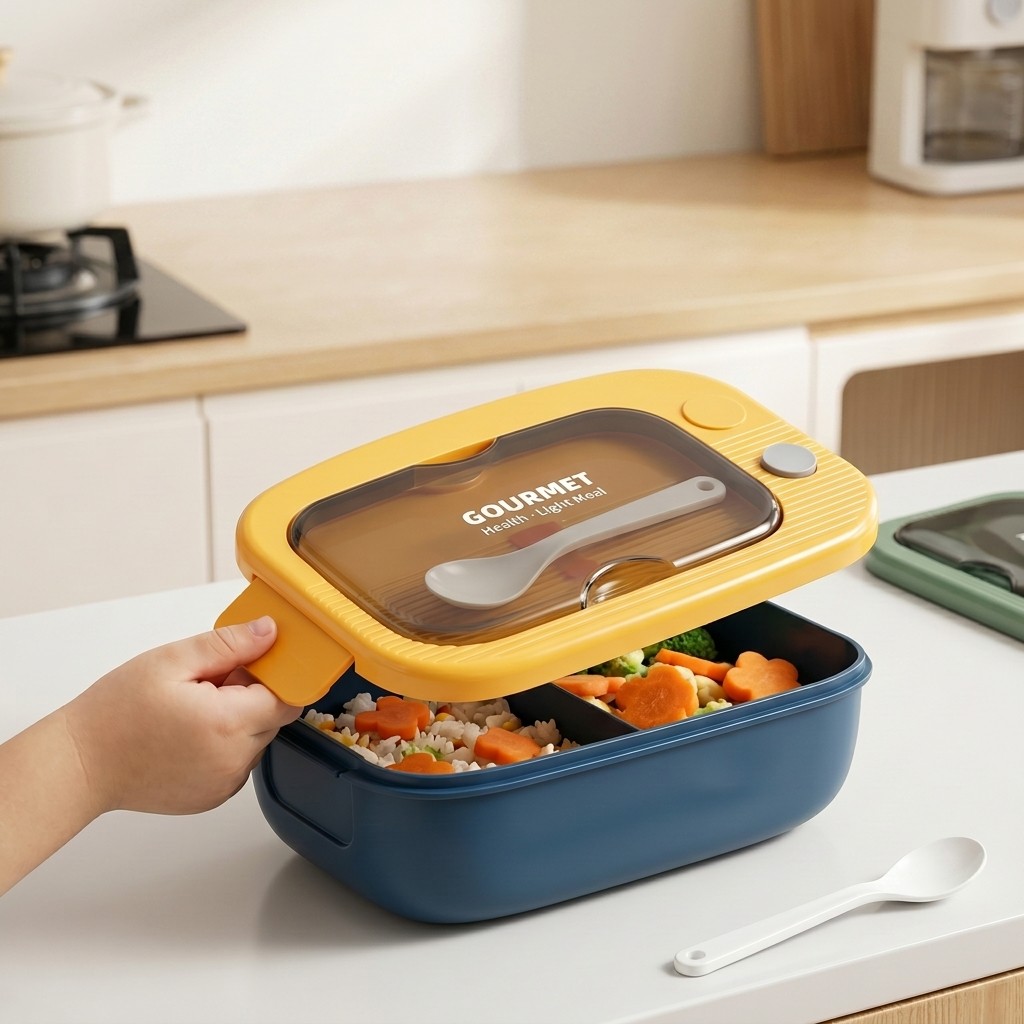 Microwavable Plastic Bento Box - đánh giá và giá Food Storage Vault