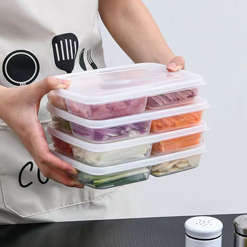 New【4 Grids Plastic Storage Bo - đánh giá và giá Food Storage Box Plastic