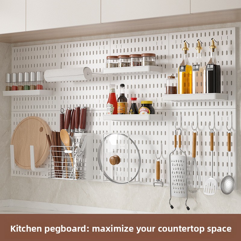 Kitchen Wall Mount Pegboard Or - đánh giá và giá Food Storage Organiser